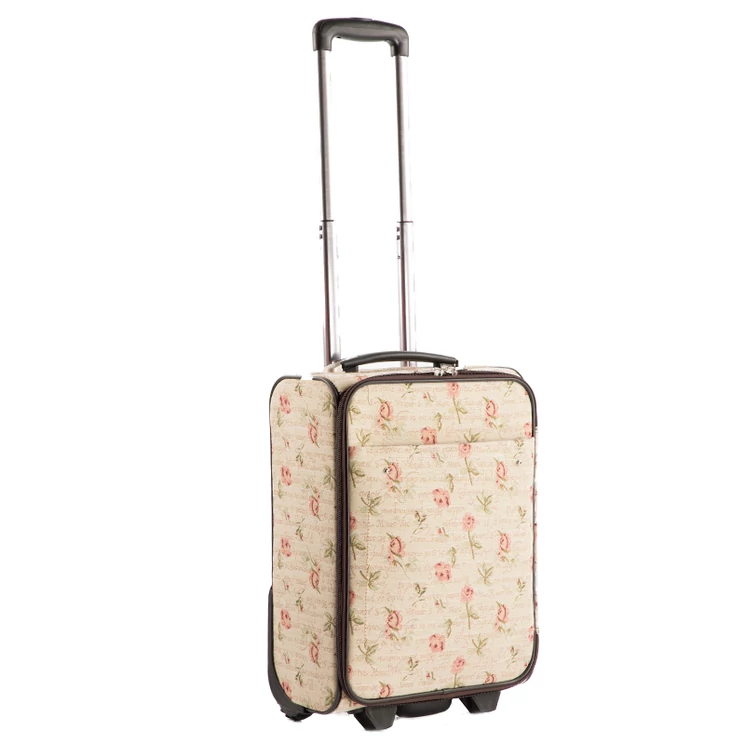 Virágos bőrönd kabin méret WIZZAIR RYANAIR méret