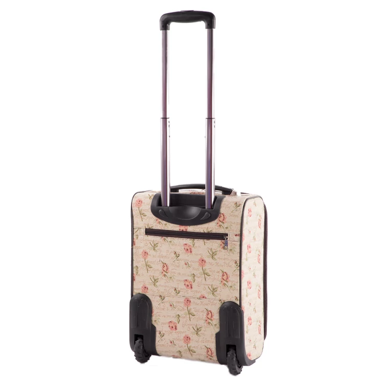 Virágos bőrönd kabin méret WIZZAIR RYANAIR méret