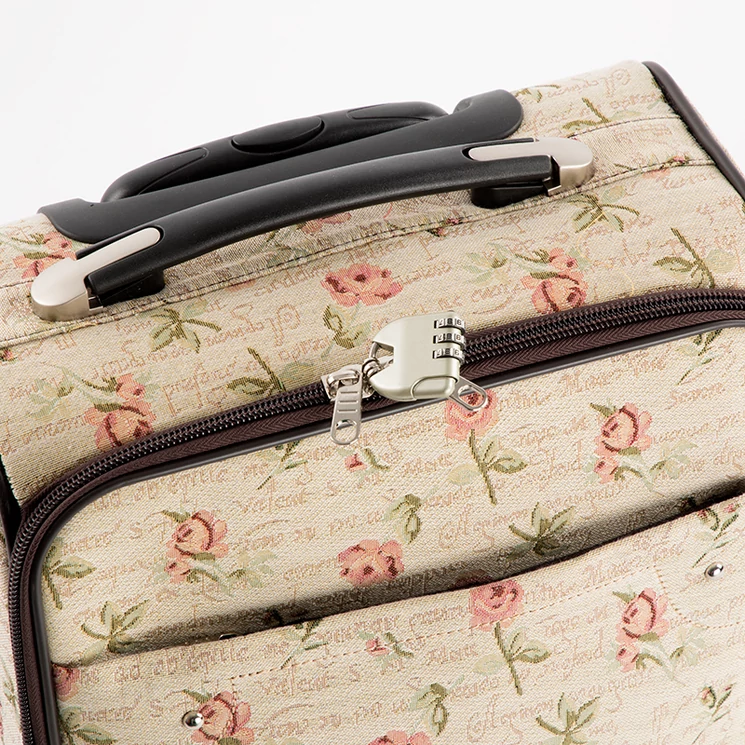 Virágos bőrönd kabin méret WIZZAIR RYANAIR méret