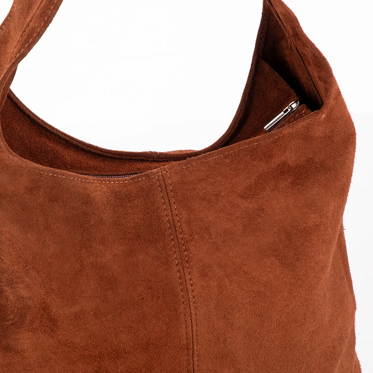 FAIRY Valódi velúrbőr női táska