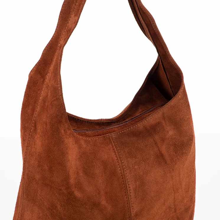 FAIRY Valódi velúrbőr női táska