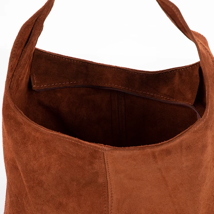 FAIRY Valódi velúrbőr női táska