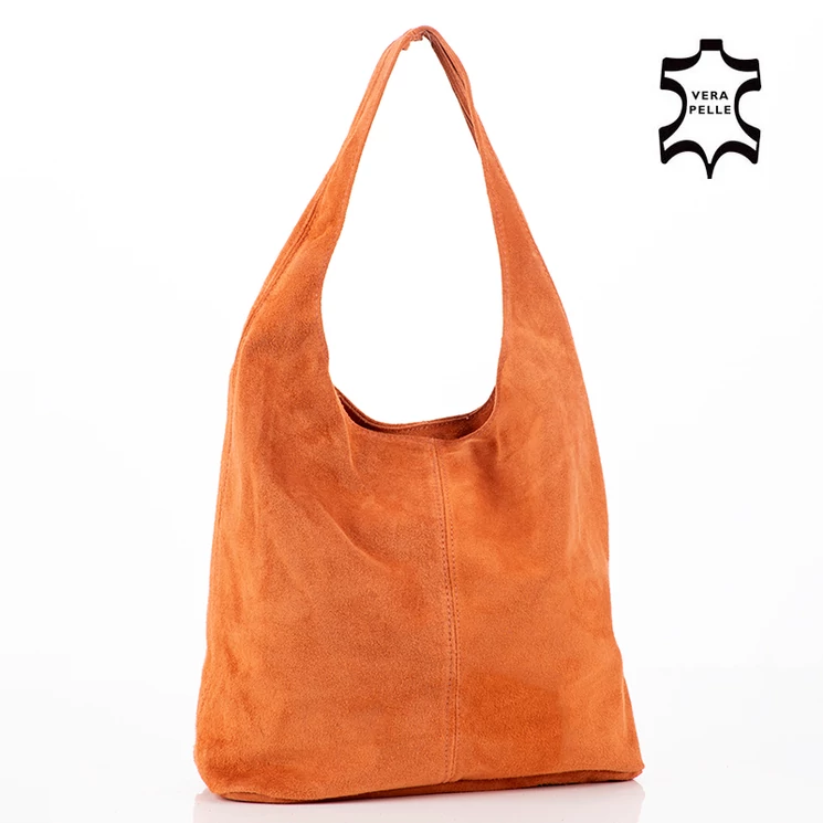 FAIRY Valódi velúrbőr női táska