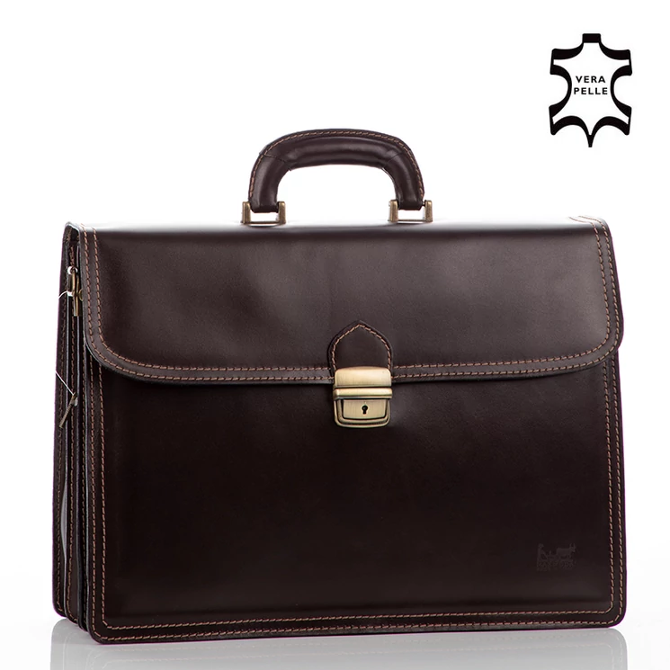 Valódi bőr aktatáska 3 részes 