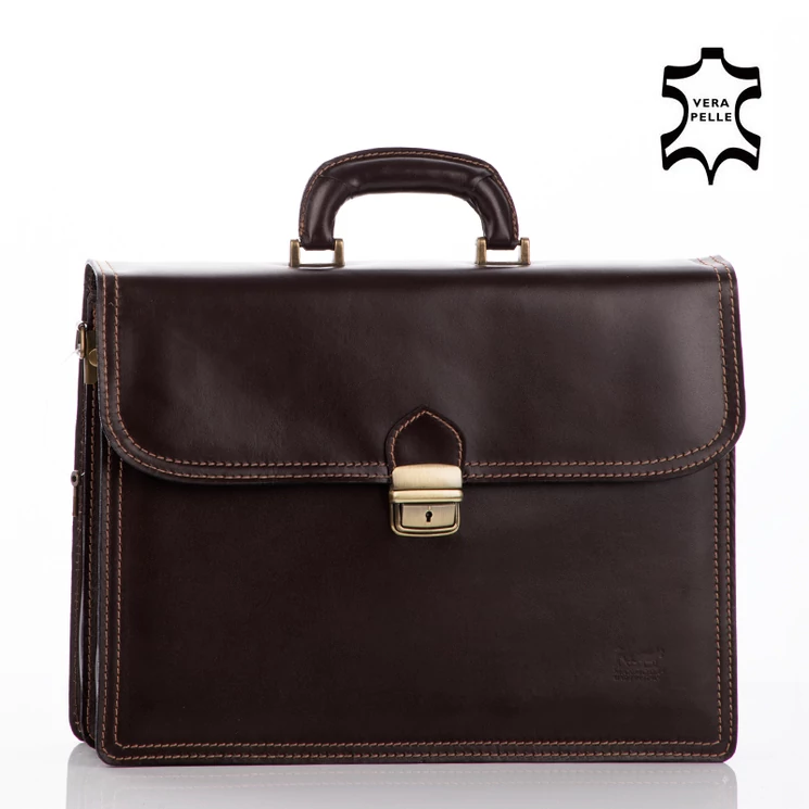 Valódi bőr aktatáska 2 részes 