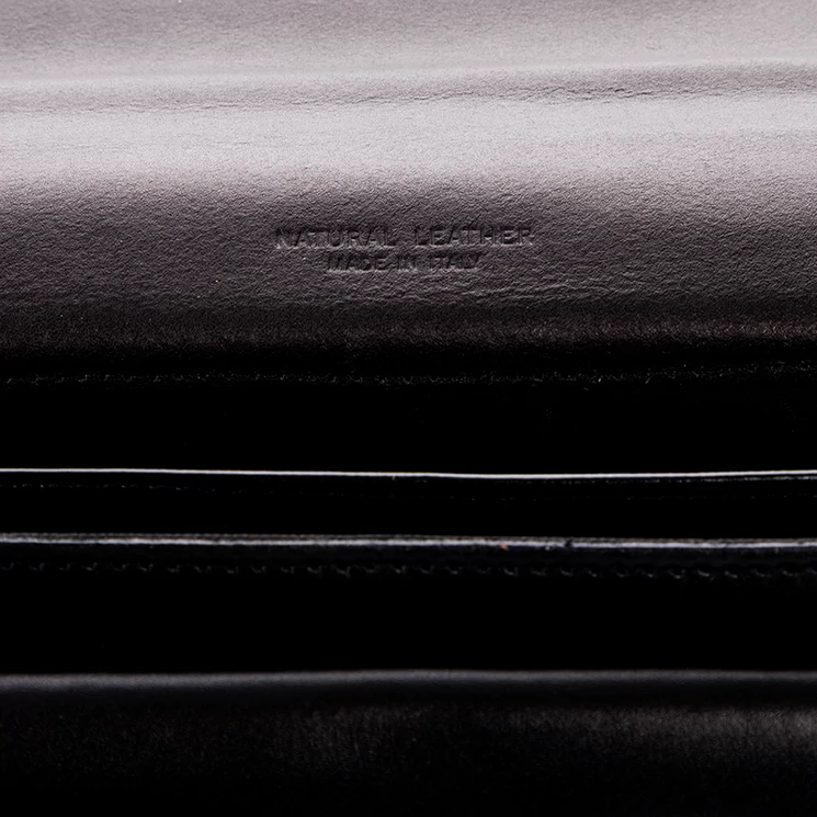 Valódi bőr aktatáska 2 részes sötétbarna színben*