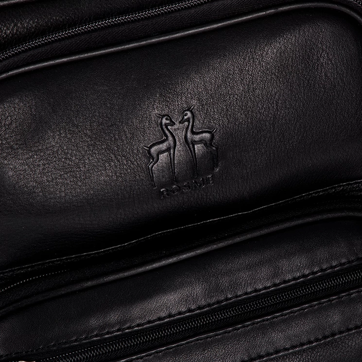 RO-6010 Rosme valódibőr laptophátizsák barna színben