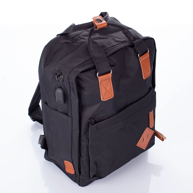 Hátizsák usb töltővel sötétszürke színben