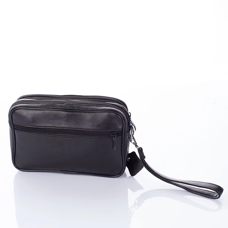 Valódi bőr autóstáska fekete színben