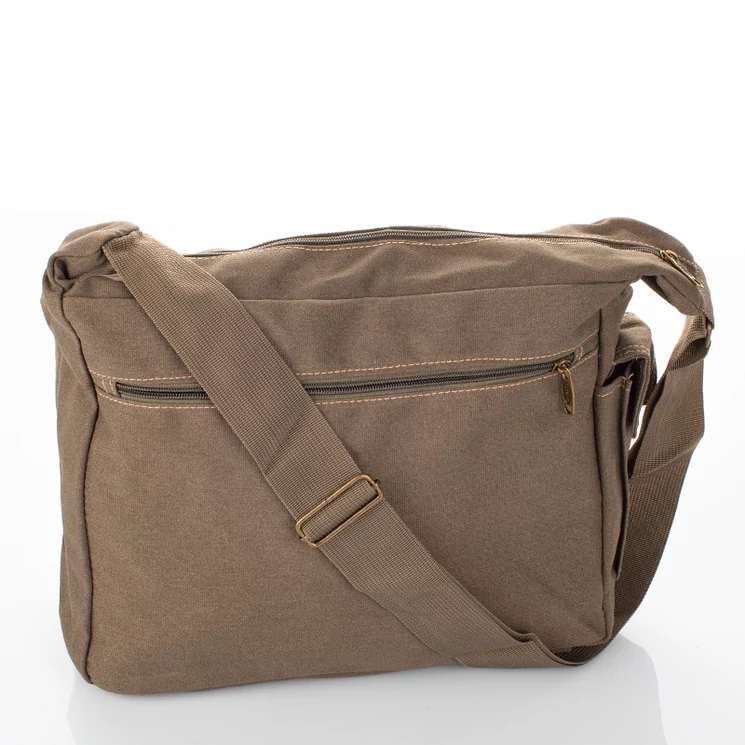 Vászon oldaltáska fekete színben 60571-black