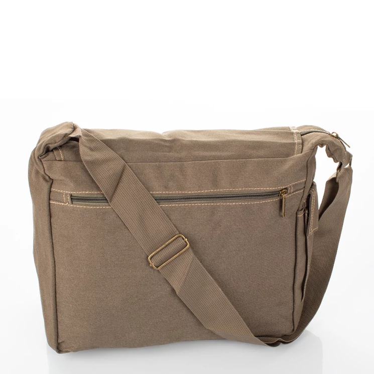 Vászon oldaltáska fekete színben 60521-black