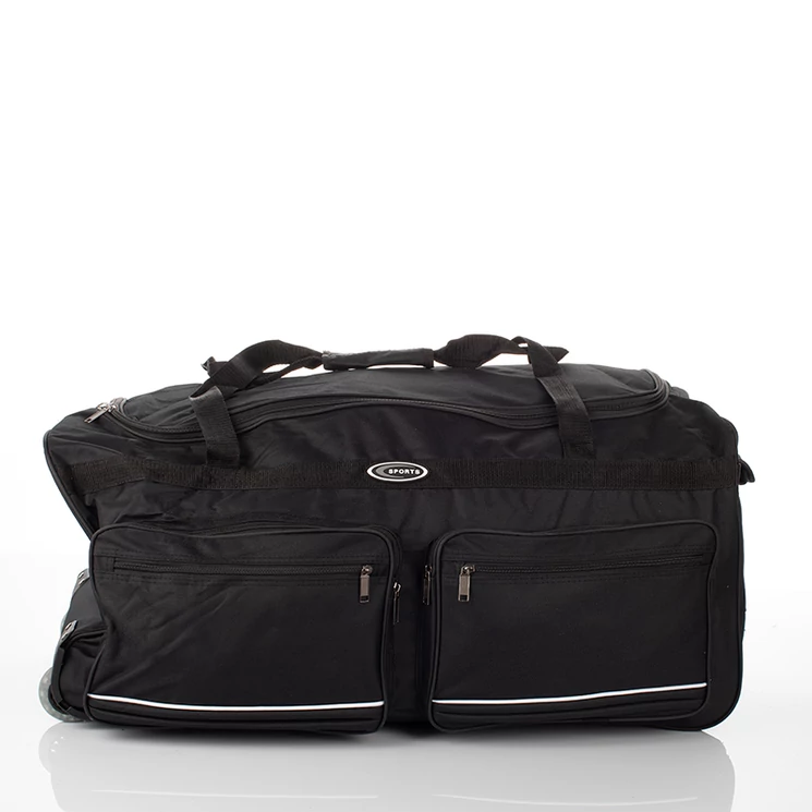 Gurulós utazó táska 80 cm XXL méret fekete színben