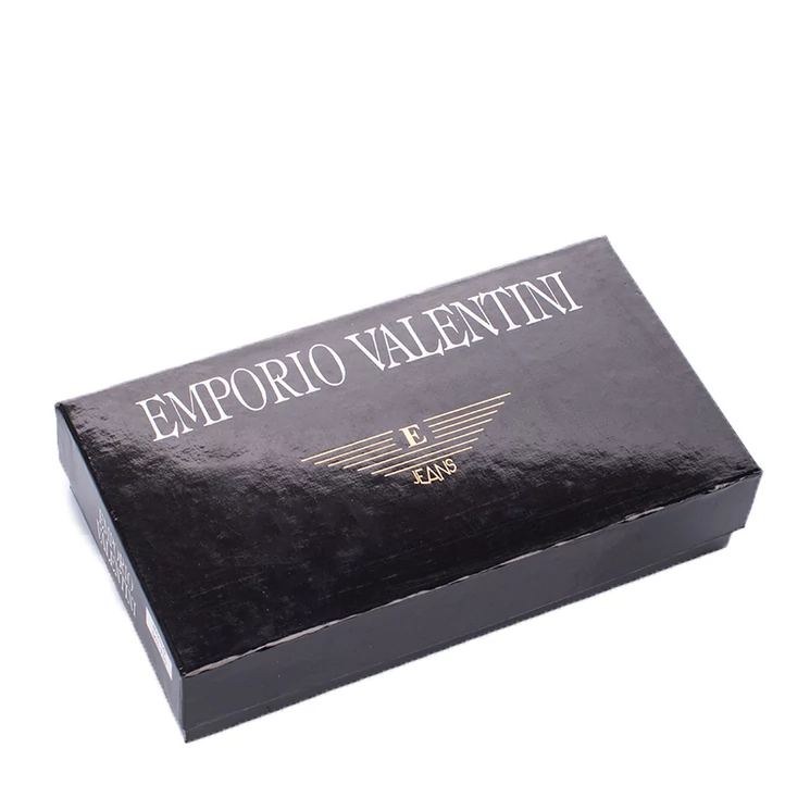 Emporio Valentini bőr pénztárca fekete színben 563-329