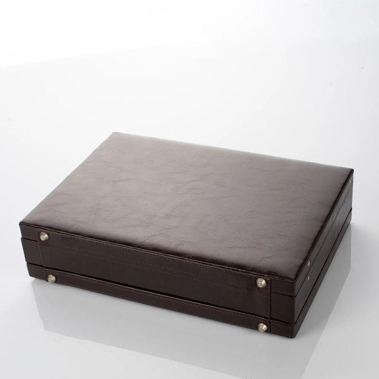 ELITE Számzáras diplomatatáska sötétbarna színben bővíthető változat