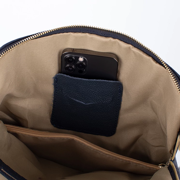 Valódi bőr női hátizsák 3 funkciós piros színben