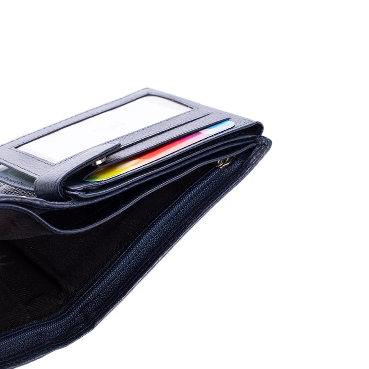 Bőr szürke színű pénztárca