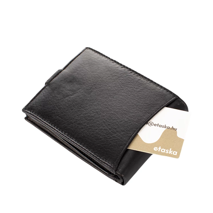 Férfi bőr pénztárca fekete színben 46015