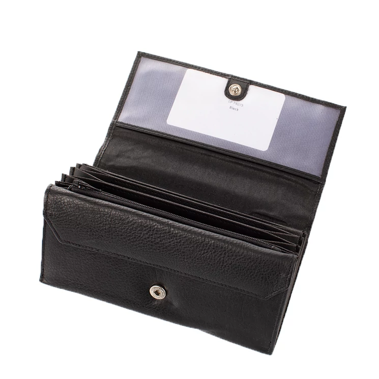 Valódi bőr brifkó pénztárca pincér pénztárca