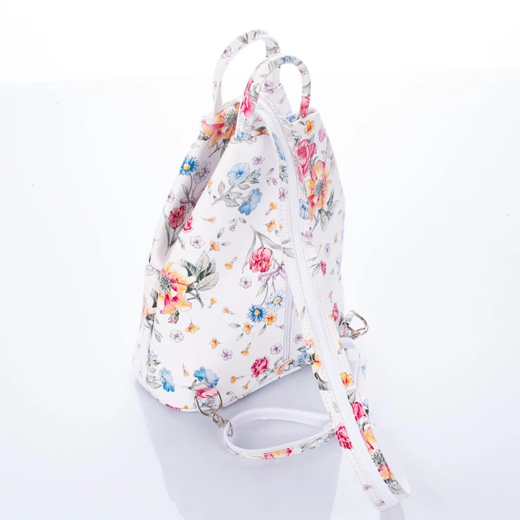 Virágos bőr női hátizsák 6925_flower