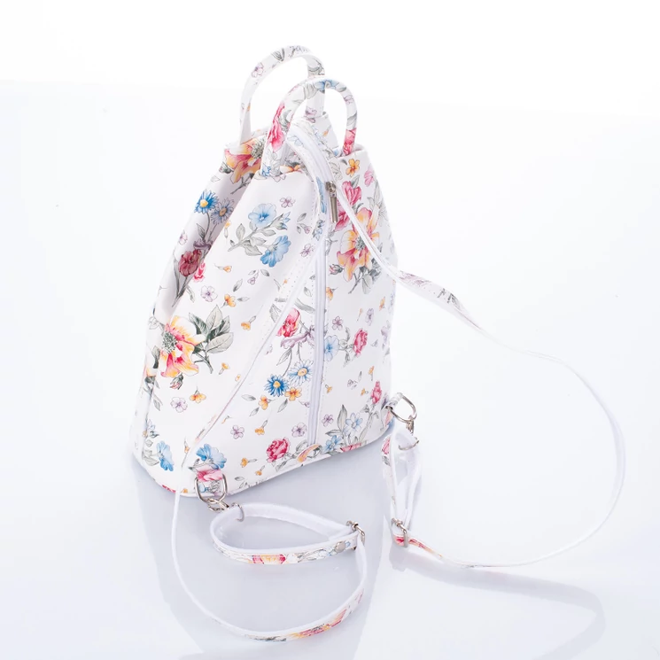 Virágos bőr női hátizsák 6925_flower