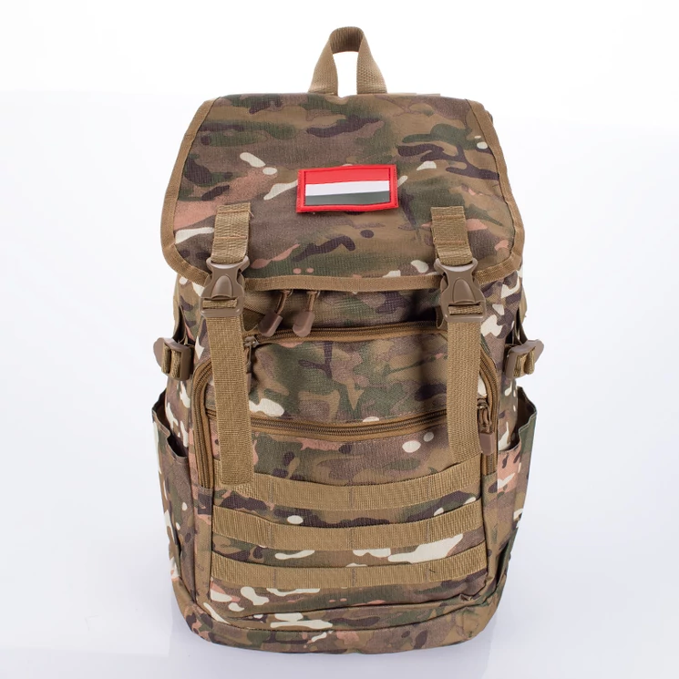 Terepszínű túrahátizsák camo barna