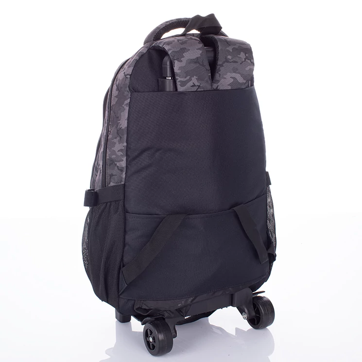 Gurulós iskolatáska terepszínben