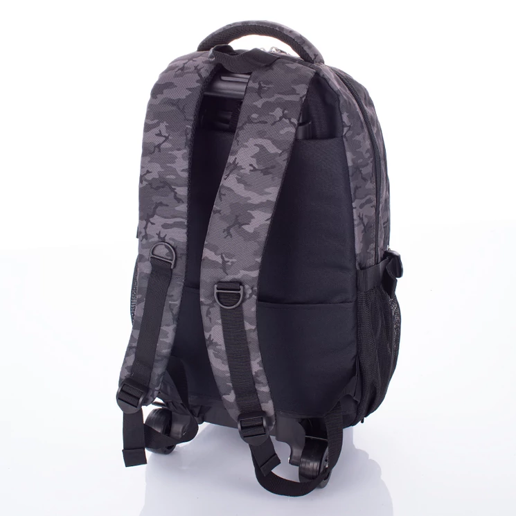 Gurulós iskolatáska terepszínben