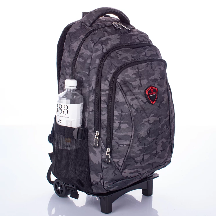 Gurulós iskolatáska terepszínben