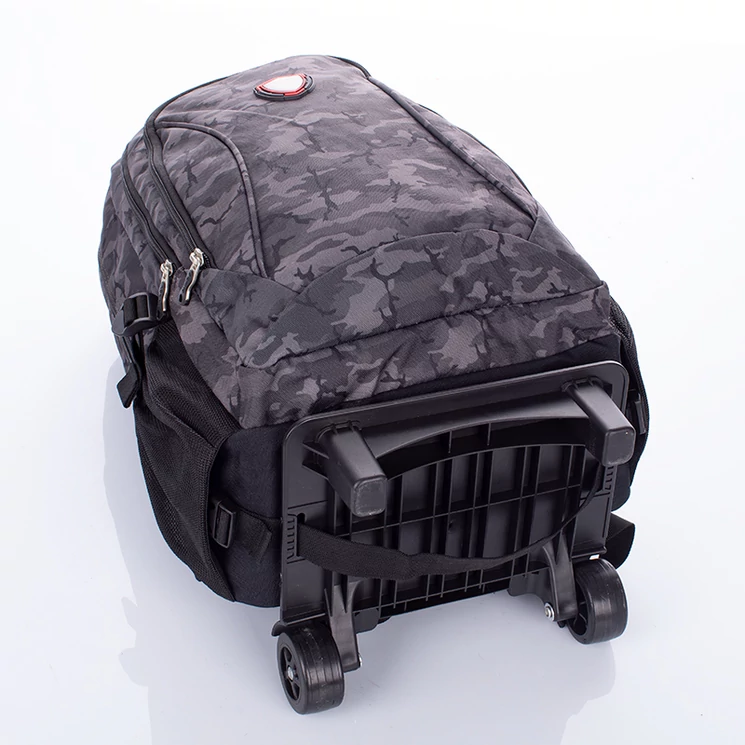 Gurulós iskolatáska terepszínben