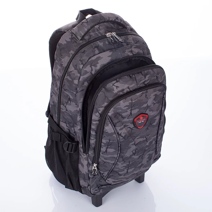 Gurulós iskolatáska terepszínben