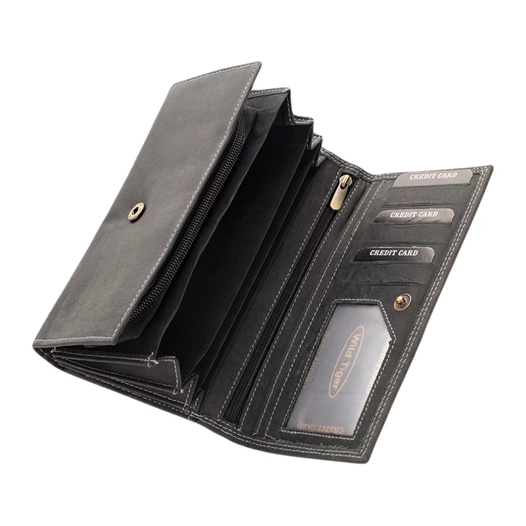 WILD Valódi bőr brifkó pénztárca