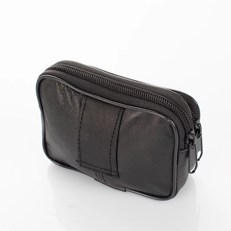 Valódi bőr övre fűzhető táska