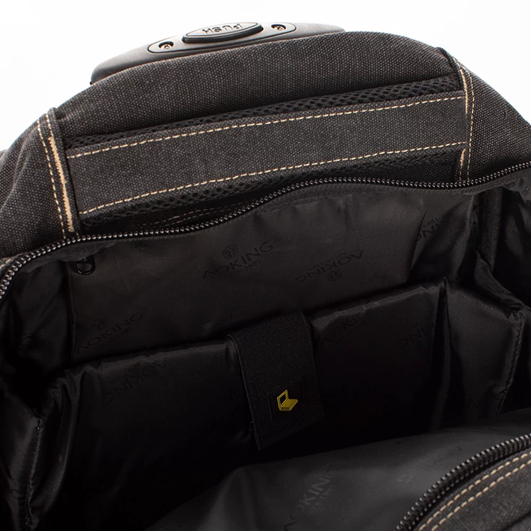 Ultraerős Aoking gurulós hátizsák fekete színben