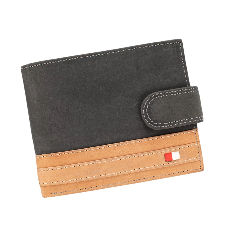 Always Wild férfi bőr pénztárca fekete színben 8666 Black