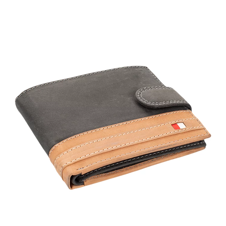 Always Wild férfi bőr pénztárca fekete színben 8666 Black