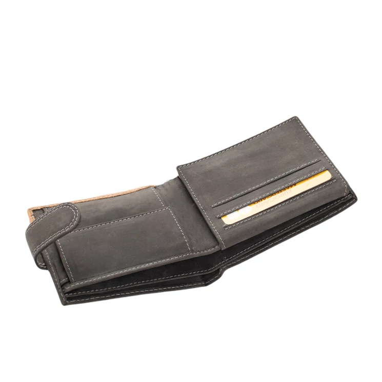 Always Wild férfi bőr pénztárca fekete színben 8666 Black