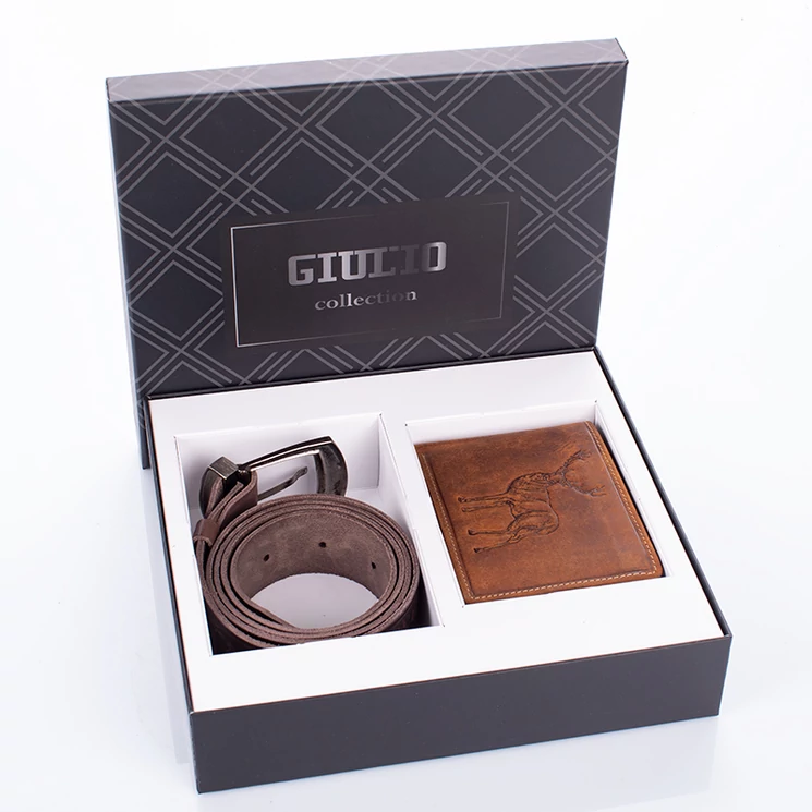 GIULIO vadász pénztárca és öv ajándékcsomag