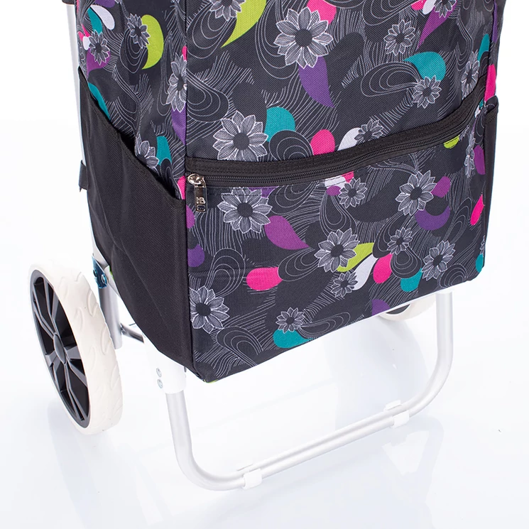 Nagyméretű ultrakönnyű gurulós bevásárlókocsi 