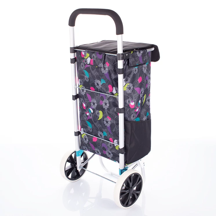 Nagyméretű ultrakönnyű gurulós bevásárlókocsi 