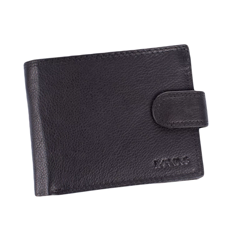 Férfi bőr pénztárca fekete színben 8660X