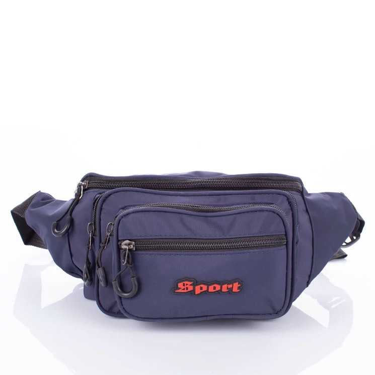 5 zsebes övtáska kék színben 