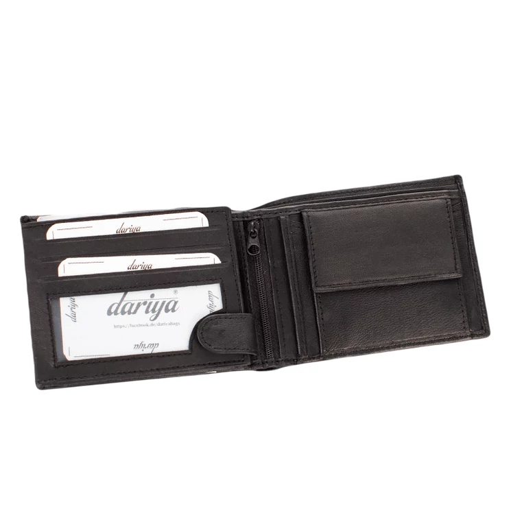 Valódi nappa bőr férfi pénztárca RFID védelemmel