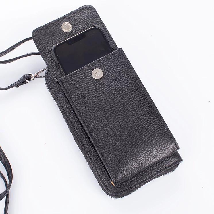 Valódi bőr telefontartó és pénztárca egyben