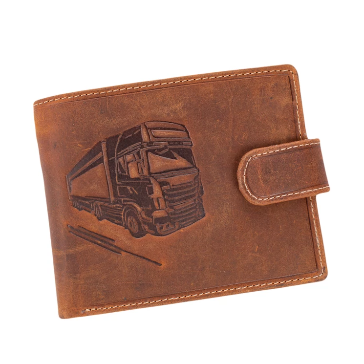 Giulio Kamionos pénztárca bőr díszdobozban RFID rendszerrel