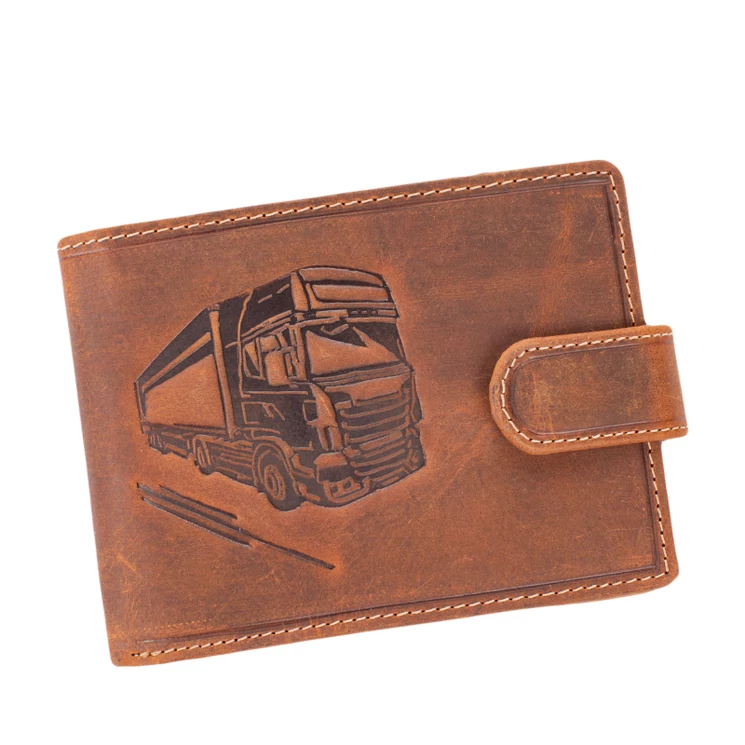 Giulio Kamionos pénztárca bőr díszdobozban RFID rendszerrel