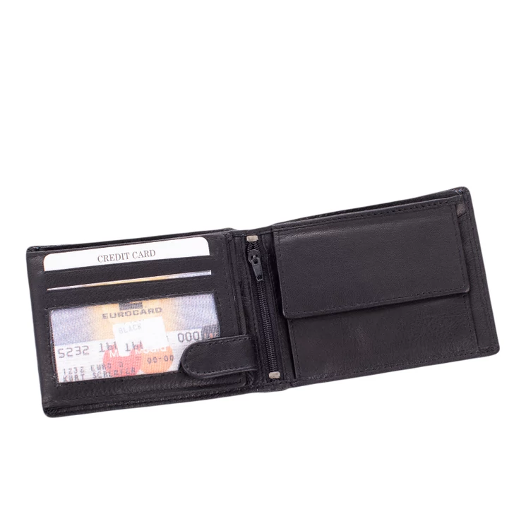 Bőr férfi pénztárca lovas mintával