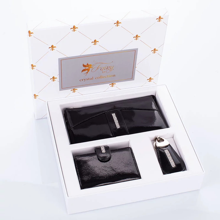 Fairy Crystal köves pénztárca kártyatartó kulcstartó ajándékcsomag