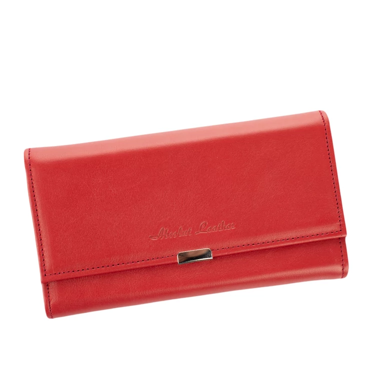 Valódi bőr brifkó pincér pénztárca 7401 bordo