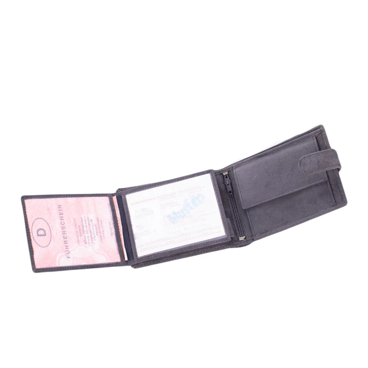 Bőr pénztárca kék színben foci mintával Kedvezményes áron díszdobozban