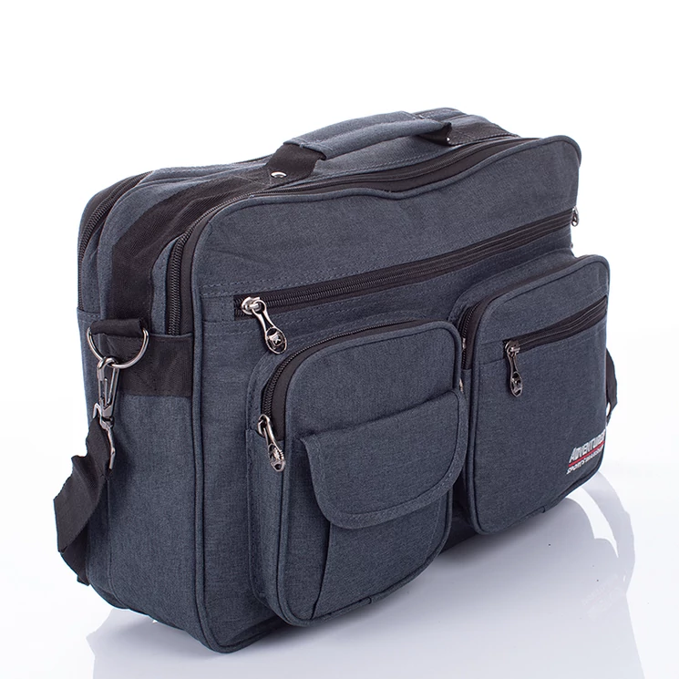 AdventureR Férfi válltáska szürke színben 